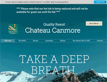 Tablet Screenshot of chateaucanmore.com